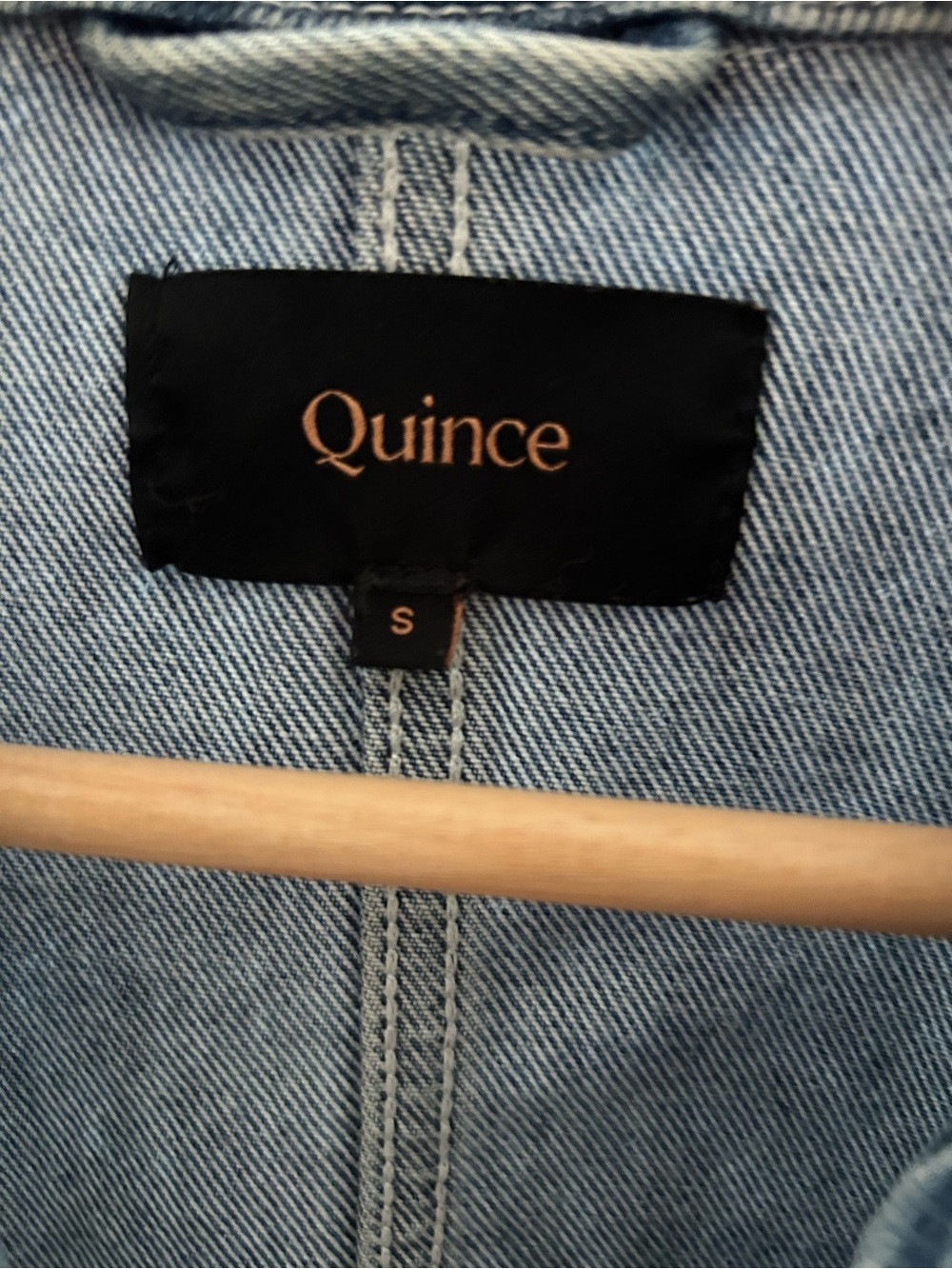 Quince Light Blue Denim Jacket - Picture 2 of 3
